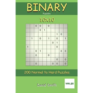 Binary Puzzles - 200 Normal to Hard Puzzles 10x10 vol.32