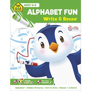Alphabet Fun: Write & Reuse Workbook