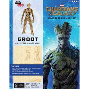 Incredibuilds: Marvel: Groot: Guardians of the Galaxy Deluxe Book and Model Set: A Guide to the Cosmic Adventurers