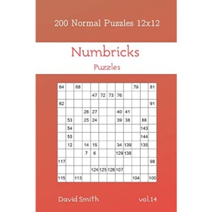 Numbricks Puzzles - 200 Normal Puzzles 12x12 vol.14
