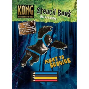 King Kong Stencil Activity Book