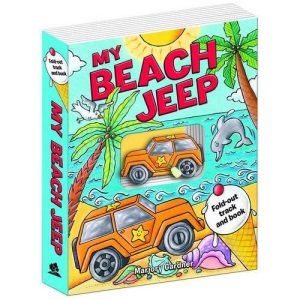 My Beach Jeep Fold-out Track Book (Book & Track)