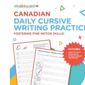 Canadian Daily Cursive Writing Practice 2-4