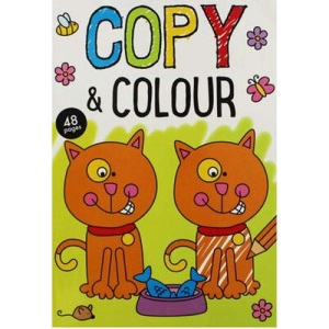 Copy and Colour Book