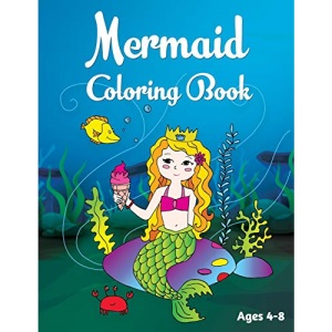 Mermaid Coloring Book: Ages 4-8
