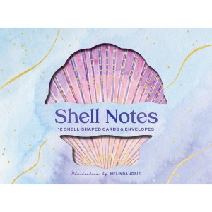 Shell Notes: 12 Shell-Shaped Cards & Envelopes