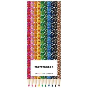 Marimekko Colored Pencils (Unikko): 10 Colored Pencils
