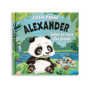 Personalised Childrens Storybook -Little Panda Helps to Save the Planet - Alexander
