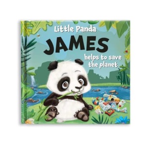 Personalised Childrens Storybook - Little Panda Helps to Save the Planet (James)