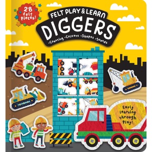 Felt Play & Learn Diggers (Touchy-Feely Felt Play & Learn)