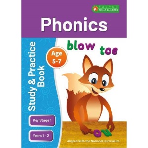 KS1 Phonics Study & Practice Book for Ages 5-7 (Years 1-2) Perfect for learning at home or use in the classroom (Foxton Skills Builders)