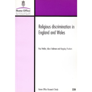 Religious discrimination in England and Wales (Home Office research study)