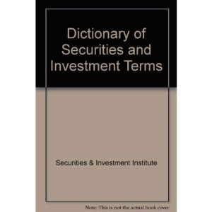 Dictionary of Securities
