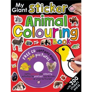 My Giant Sticker Animal Colouring Book