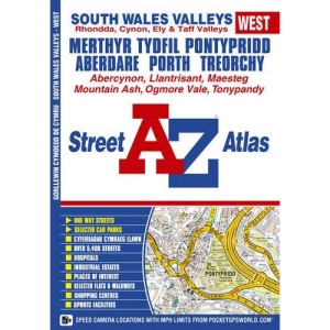 South Wales Valleys (west) Street Atlas (A-Z Street Atlas)