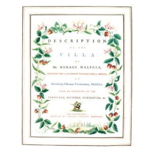 A Description of the Villa at Strawberry-Hill