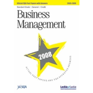 Business Management Standard Grade (G/C) SQA Past Papers 2008