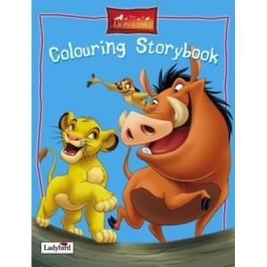 The Lion King Colouring Storybook: Colour and Draw