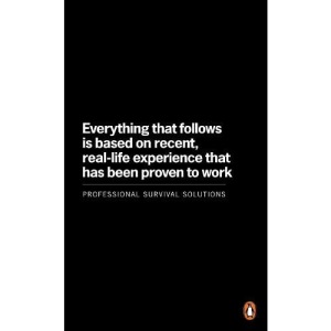 Everything that follows is based on recent, real-life experience that has been proven to work