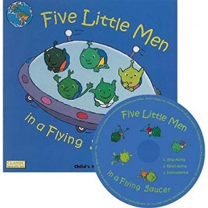 Five Little Men in a Flying Saucer (Classic Books with Holes UK Soft Cover with CD)