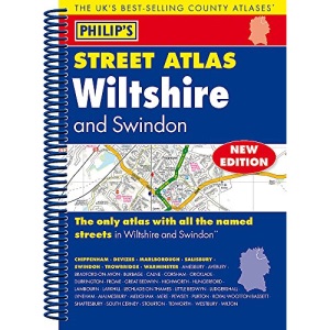 Philip's Street Atlas Wiltshire and Swindon: Spiral Edition