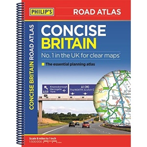 Philip's Concise Atlas Britain: Spiral A5 (Road Atlas)