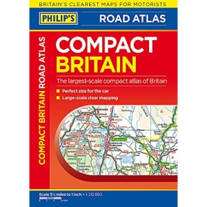 Philip's Compact Britain Road Atlas: Flexi A5 (Philips Road Atlas)