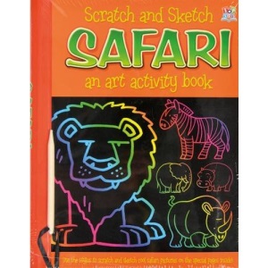 Scratch & Sketch Drawing Book - Safari (Scratch and Sketch)