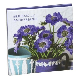 Jane Packer Blues & Whites Birthday Book