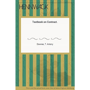 Textbook on Contract (Textbook S.)