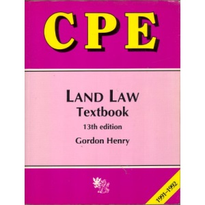 Land Law: Textbook (Common Professional Examination)