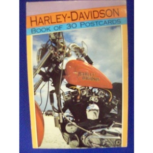 HARLEY-DAVIDSON BOOK OF 30 POSTCARDS