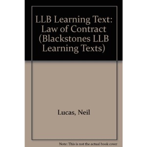 LLB Learning Text: Law of Contract (Blackstones LLB Learning Texts)