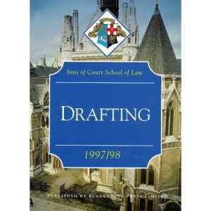 Drafting 1997-98 (Inns of Court Bar Manuals)