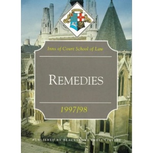 Remedies 1997-98 (Inns of Court Bar Manuals)