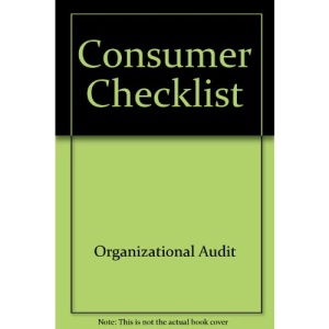 Consumer Checklist