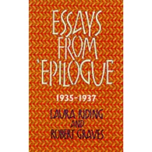 Essays from Epilogue, 1935-1937 (Lives & letters: the Millennium Graves)