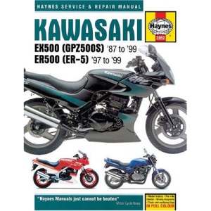 Kawasaki EX500 (GPZ500S) and ER-5 1987-99 Service and Repair Manual (Haynes Service and Repair Manuals)