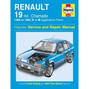 Renault 19 (Petrol) Service and Repair Manual: 1989-1996 (Haynes Service and Repair Manuals)