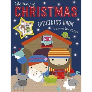 The Story of Christmas Colouring Book (With Over 100 Stickers)