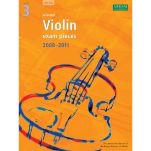 Selected Violin Exam Pieces 2008-2011: Grade 3 Part