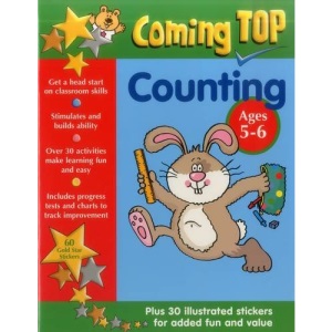 Coming Top: Counting - Ages 5-6: 60 Gold Star Stickers - Plus 30 Illustrated Stickers for Added Fun and Value: Get a Head Start on Classroom Skills - With Stickers!