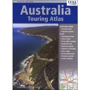 Australia touring atlas A4 hema