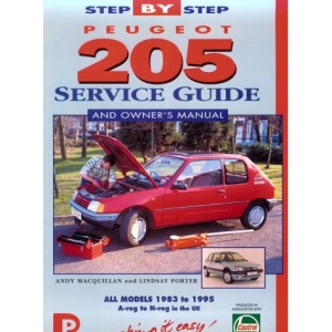Peugeot 205 Service Guide and Owner's Manual (Porter manuals)