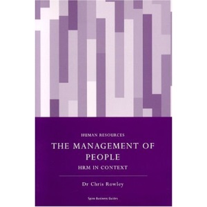 The Management of People: Human Resource Management in Context