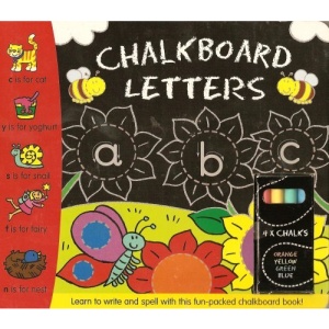 Chalkboard Letters (Blackboard Book and Chalks)