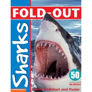 Fold-out Sticker Book: Sharks (Fold-Out Poster Sticker Books)