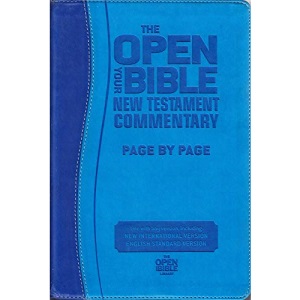 Open Your Bible NT Commentary Imitation Leather Blue