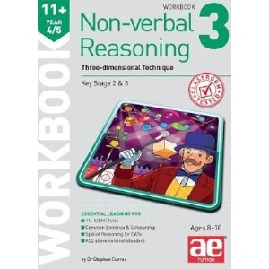 11+ Non-verbal Reasoning Year 4/5 Workbook 3: Three-dimensional Technique