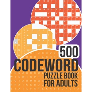 500 Codeword Puzzle Book for Adults: Codewords book with a colossal 500 puzzles to enjoy!